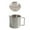 Silver, variant on FEISHENTT Food Grade Stainless Steel Camping Mug Outdoor Enamel Coffee Cup With Secure Lid And Foldable Handle For Hiking Picnic Adventures