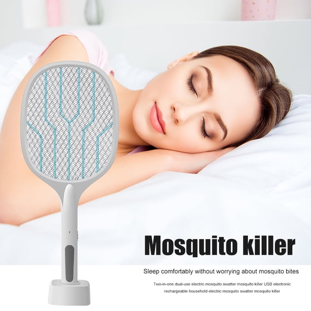 Matamosquitos eléctrico 2 en 1 2 modos 2000mAh USB Fly Bug Zapper Racket Kill Likrtyny 4kz9xm4ny6gn0ag7