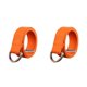 thumbnail image 3 of Sonducket Cinturón de cintura de metal de lona Reemplazo unisex Exquisito Anillo doble Ajustable Pantalones vaqueros transpirables Cinturones Naranja 2piezas, 3 of 6