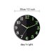 thumbnail image 2 of 12 inch Luminous Wall Clock Hanging Clock for Living Room Office Wood, 2 of 4
