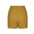 thumbnail image 6 of biudgviw Summer Shorts for Women Cuffed Hem Cotton Linen Shorts with Pockets Drawstring High Waisted Beach Vacation Casual Shorts, 6 of 6