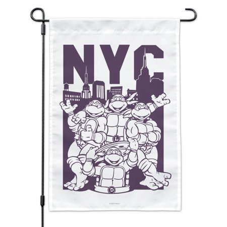 TMNT NYC Turtles Garden Yard Flag