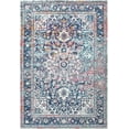 thumbnail image 3 of nuLOOM Lilah Vintage Medallion Area Rug, 5' x 7' 5", Blue, 3 of 8