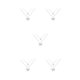 thumbnail image 1 of Qarigey Collar de plata de doble capa con colgante de insectos para mujeres y niñas, Gargantilla para damas, joyas de diamantes de imitación, Type2 NO2, 1 of 6