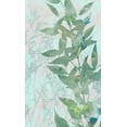 thumbnail image 2 of Goldberger, Jennifer 21x32 Black Ornate Wood Framed with Double Matting Museum Art Print Titled - Watercolor Leaf Panel II, 2 of 4