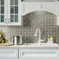 thumbnail image 2 of FASÄDE Traditional Style 1 Decorative Vinyl Backsplash Panel in Vintage Metal (6X6 Inch Sample), 2 of 6