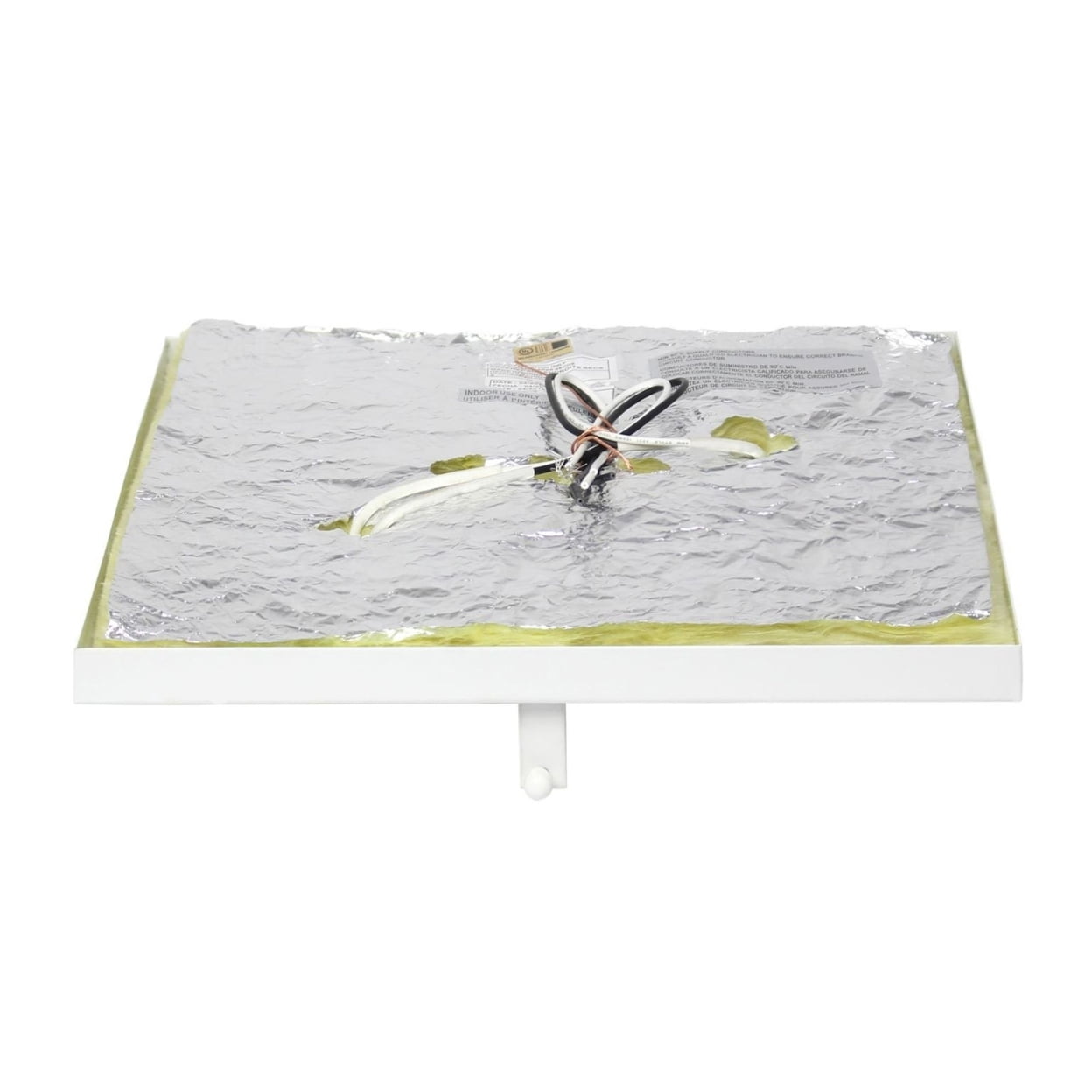 Lalia Home Glam 2 Light 12 Inch Square Flush Mount White