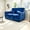 Blue(Nailhead Trim), variant on Vinform 55" 3 in 1 Convertible Sleeper Sofa Bed, Pull Out Loveseat Couch with Storage Pocket, Gray