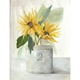 thumbnail image 2 of Talent, Kelley 15x18 White Modern Wood Framed Museum Art Print Titled - Sunflower Harvest, 2 of 4