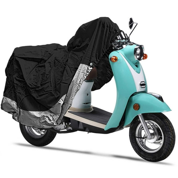 NEH Superior Travel Dust Motorcycle Scooter Moped Cover Covers : Fits Up To Length 80" - All Scooter Mopeds - Compatible with Yamaha Honda Suzuki Kawasaki Ducati BMW Aprilia Triumph Buell Covers