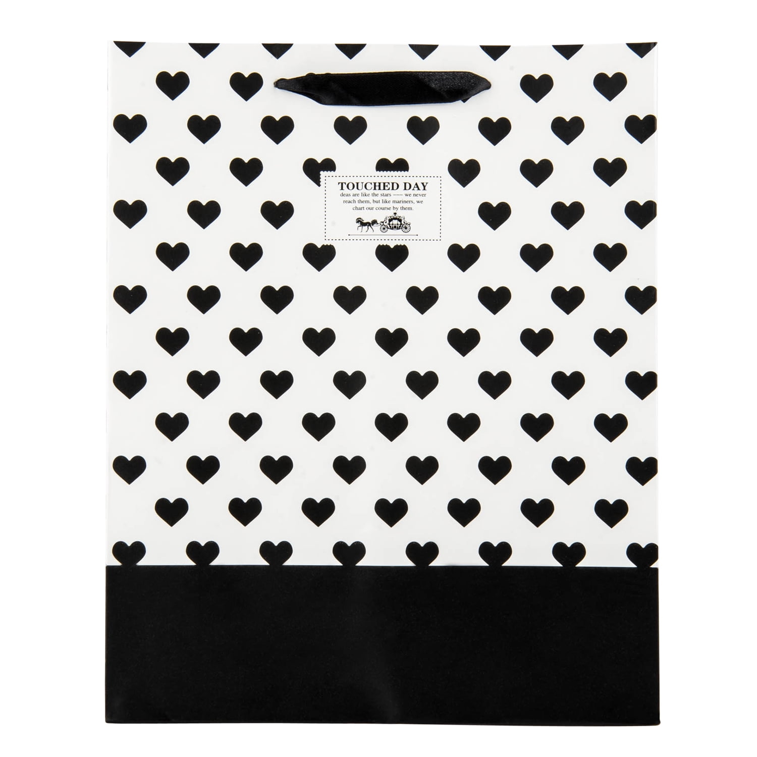 SumacLife Assorted Colors Heart Gift Bags, 6 Count