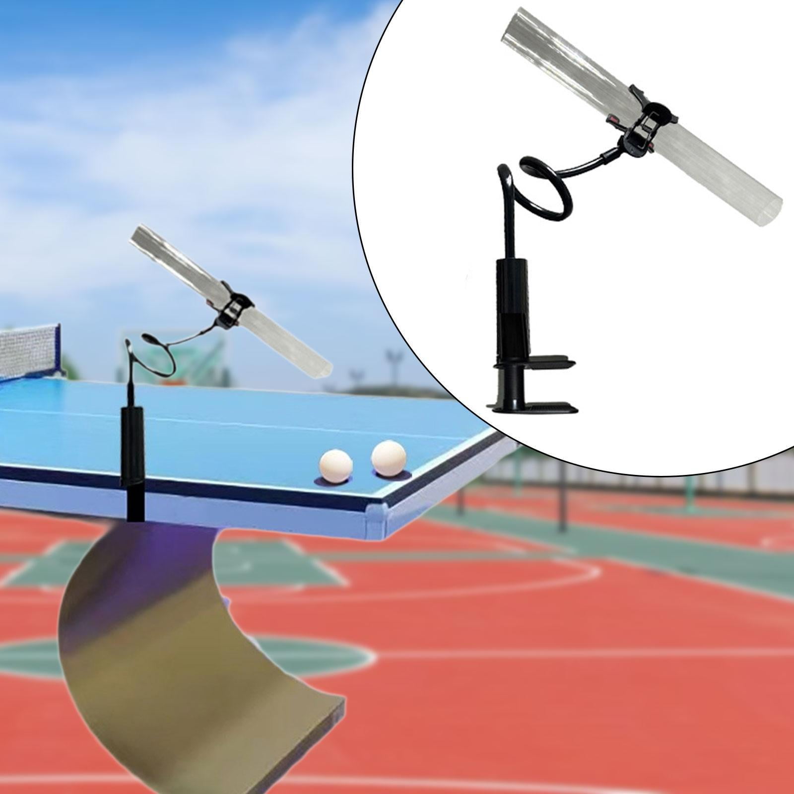 harayaa Clamp Table Tennis Robot Portable Training Device for Training Sports Indoor