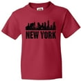 thumbnail image 3 of Inktastic New York Skyline Grunge Youth T-Shirt, 3 of 5