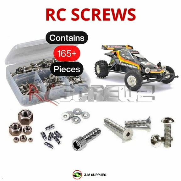 RCScrewZ Stainless Steel Screw Kit tam228 for Tamiya The Hornet (2004) 2WD 1/10 (#58336) | SET