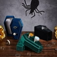 thumbnail image 4 of Theme Jewelry Box Velvet Coffin Ring Box with Sponge Inside for Gothic Wedding Ceremony Gothic Jewelry Organizer, 4 of 7
