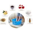 thumbnail image 4 of Uralili Large Foot Soaking Bath Basin, Sturdy Durable Plastic Foot Bath and Foot Massager Foot Bucket, Great for Getting the Dead/Old Skin Off Your Feet,Portable Foot Tub（Blue）, 4 of 7