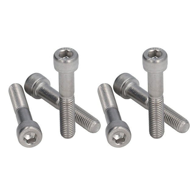 10 pernos de cabeza cilíndrica de acero inoxidable A2-70 con cabeza hexagonal para maquinaria industrial M10M10x65