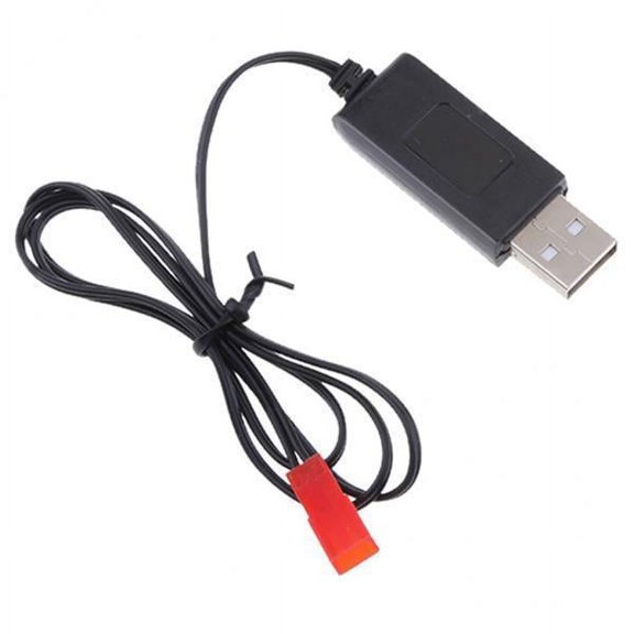 Rushawy 4x3.7V USB to JST Female Plug Lithium Battery Charging Cable RC Aircraft Drone