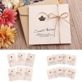 thumbnail image 2 of 6PCS Christmas Greeting Card Vintage Simple Holiday Card Congratulation Card, 2 of 10