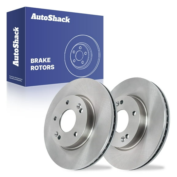 AutoShack 11.02" (280 mm) Front Vented Brake Rotors | Replacement for 2011-2020 Hyundai Elantra 2014-2022 Kia Soul 2014-2022 Kia Forte 2018-2023 Hyundai Kona | 2-PC Set