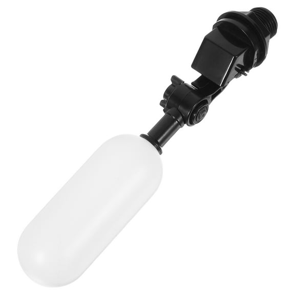WHAMVOX Plastic Float Ball Valve with Automatic Water Level Control 4 Points Mini Tank Refill Valve Easy to Install for Aquariums, Livestock Water Systems
