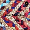 thumbnail image 5 of Jaipur Art And Craft Eco Friendly Carpet Striped Rectangular Jute Cotton Area Rug (2x3 Sq ft), 5 of 5