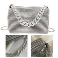 thumbnail image 6 of Women's Stylish Rhinestones Handbag Small Evening Bag Shoulder Bags for Weddings Parties and Special Occasion, 6 of 9