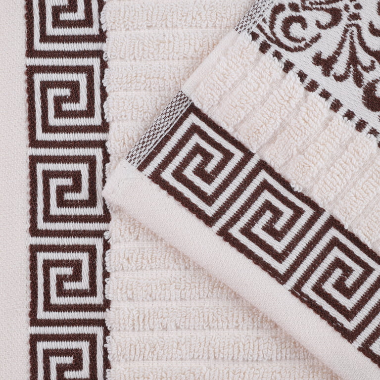 Superior 4-Piece Athens Cotton Decorative Bath Towel Set