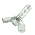 thumbnail image 4 of Tornillo mariposa con ala Uxcell M6x20mm galvanizado de acero al carbono, paquete de 10, 4 of 5