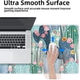 thumbnail image 4 of Gaming Mouse Pad Cactus Pattern XXL XL Large Mouse Pad Mat Long Extended Mousepad Desk Pad Non-Slip Rubber Mice Pads Stitched Edges Thin Pad (31.5x11.8x0.12Inch)-Green Cactus, 4 of 6