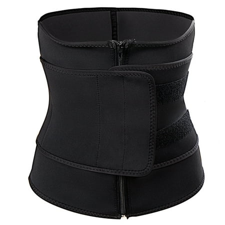 SLIMBELLE Women Neoprene Hot Sweat Sauna Suit Waist Trainer Vest Adjustable Waist Trimmer Belt Tank