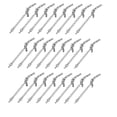 thumbnail image 1 of Juego de 24 cierres y clips con cadena extensora para manualidades y accesorios de bricolaje., 1 of 8