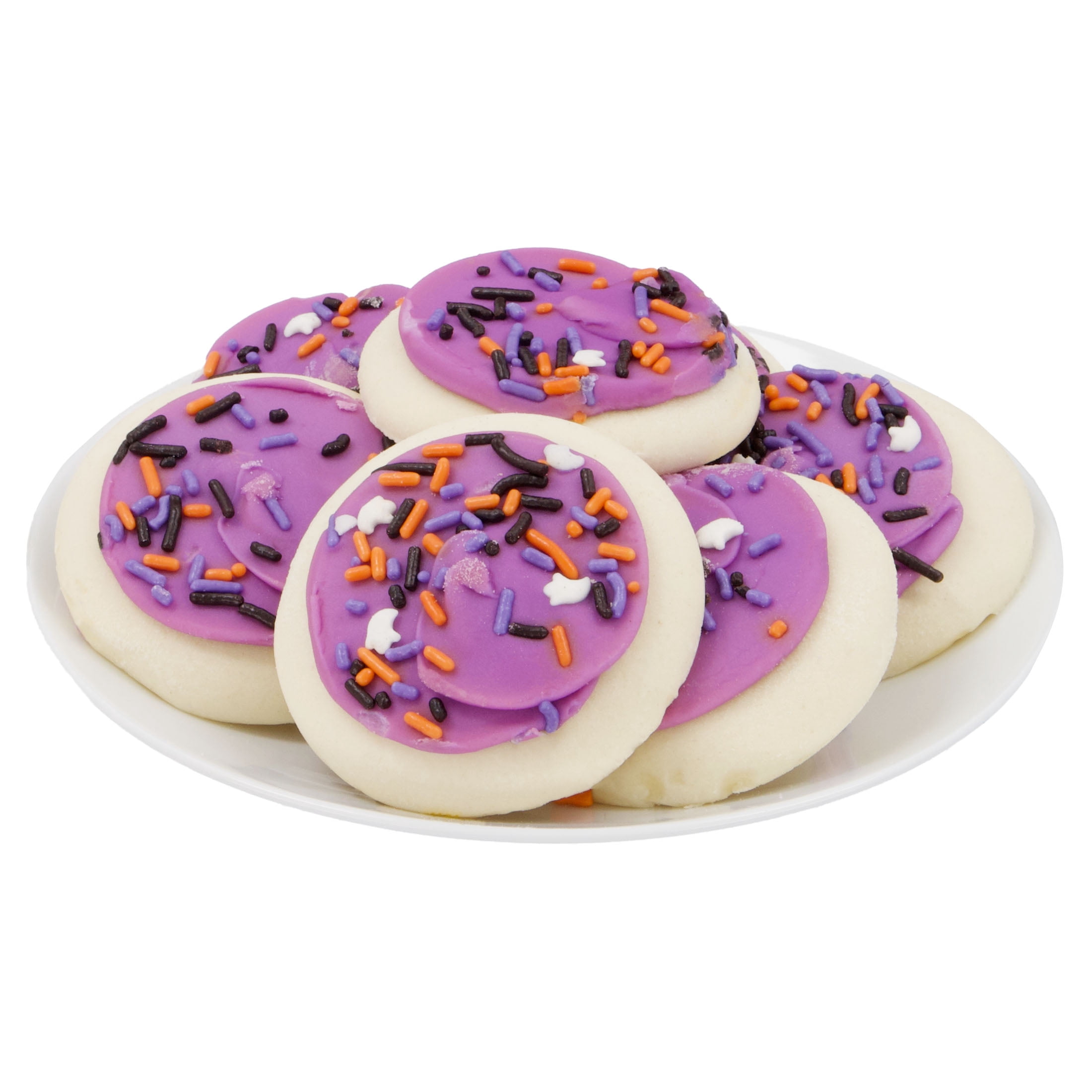Freshness Guaranteed Halloween Purple Boo Frosted Sugar Cookies, 13.5 oz, 10 Count