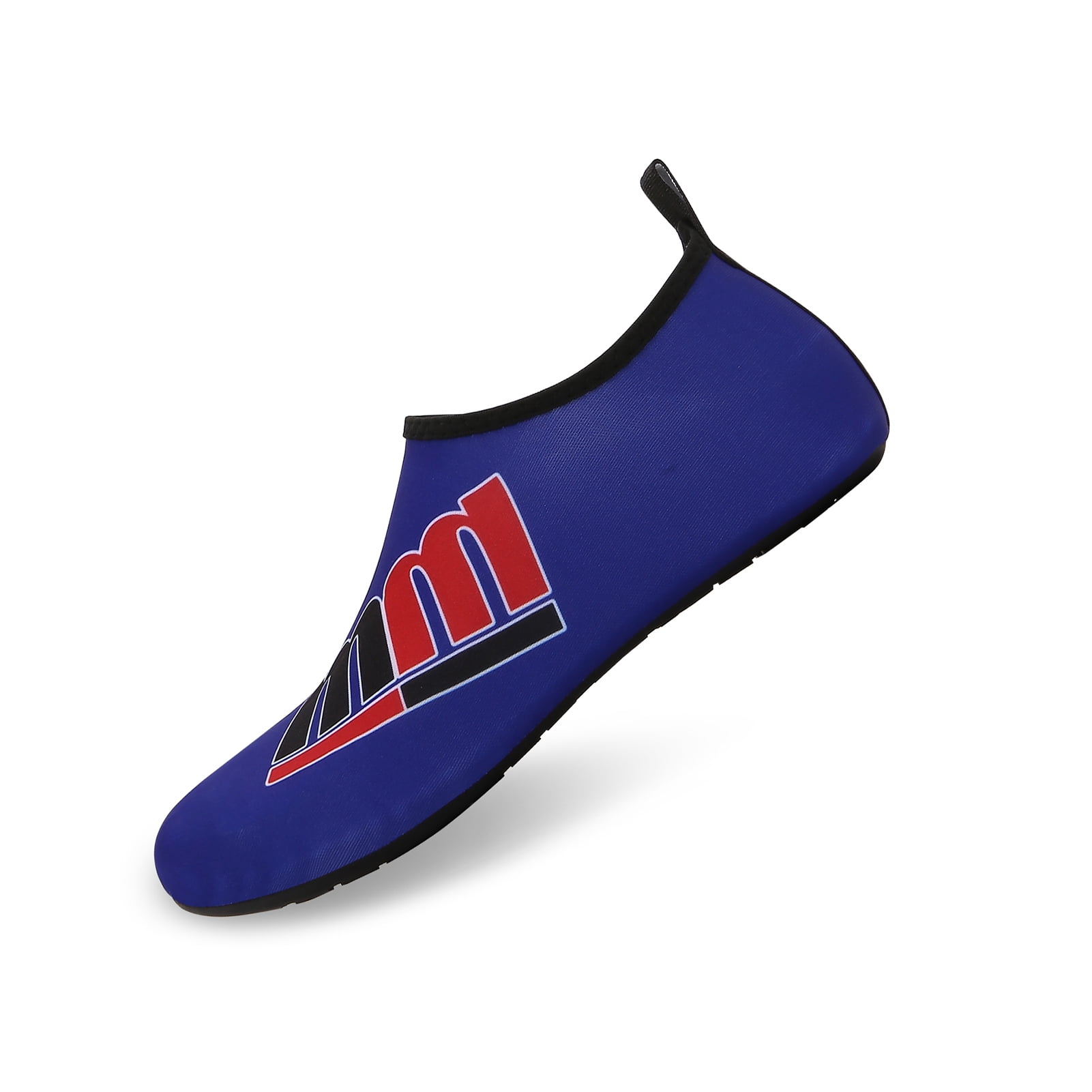 Men and Women a Slip On Barefoot Quick-Dry Beach Aqua Yoga Water Shoes (MM/Purple, 4-5 Women)