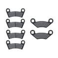 thumbnail image 1 of KMG Plaquettes de Frein avant + Arrière Compatibles avec Polaris 450 S Outlaw 2008 - Ensemble de Plaquettes de Frein Organiques Non Métalliques, 1 of 4