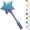 Blue, variant on Credit Card Tap to Pay Wand, 3D Printed Fairy Pay Wand, Contactless Payment Card Holder, Magic Wand Debit Card Holder