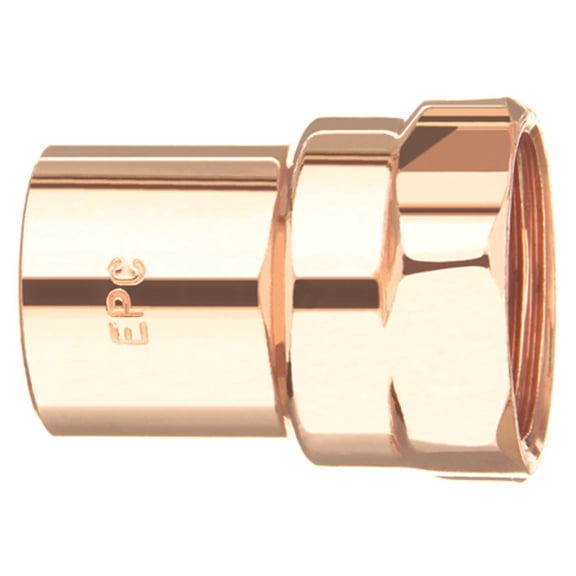 Elkhart Products Copper Female Adapter - Straight - 3/8 In. x 1/2 In. Copper Tubing Adapter