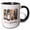 Black/White, variant on 3drose, Sweet Screams. Gorgeous Brushstroke Art. Adorable Halloween Gift, 11oz Mug