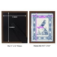 thumbnail image 4 of Toile de Jouy I -Framed Print w/glass-Chestnut, 4 of 7