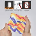 thumbnail image 4 of PAYOHTO Toggle Light Switch Wall Plate Ethnic Watercolor Texture Double Switch Cover Standard Size 2-Gang 4.50" x 4.5" Unbreakable Polycarbonate Thermoplastic, 4 of 6