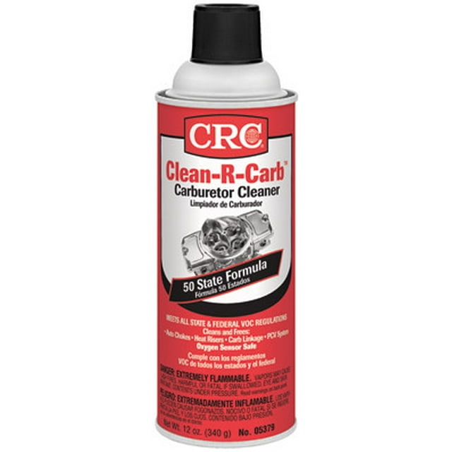 CRC Industries Carburetor Cleaner 05379 Clean-R-Carb; 12 Ounce Aerosol Can; Single; Meets All State And Federal VOC Regulations
