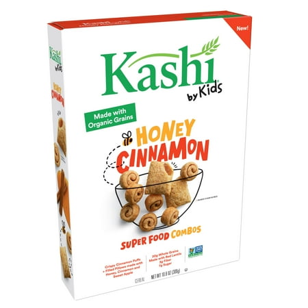 (2 Pack) Kashi by Kids Honey Cinnamon Super Food Combos Cereal 10.8 (Best Baby Cereal For 4 Month Old)