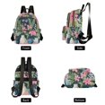 thumbnail image 4 of FORMRS Mini Backpack Purse for Women Travel Daypack Casual Shoulder Bag, Green Floral, 4 of 7
