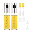 thumbnail image 1 of Rociador de aceite de oliva de 100 ml Botella de spray Mister Dispensador de aceite recargable para CACAGOO 8 piezas, 1 of 7