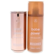Babe Power by Missguided for Women - 2 Pc Gift Set 2.7oz EDP Spray, 7.4oz Body Mist