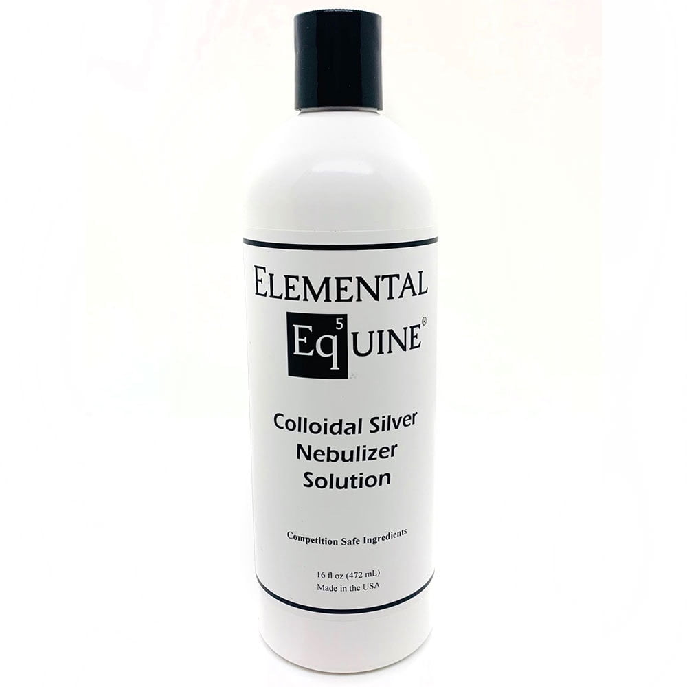 Elemental Equine EESILVER16 Colloidal Silver Nebulizer Solution 16oz