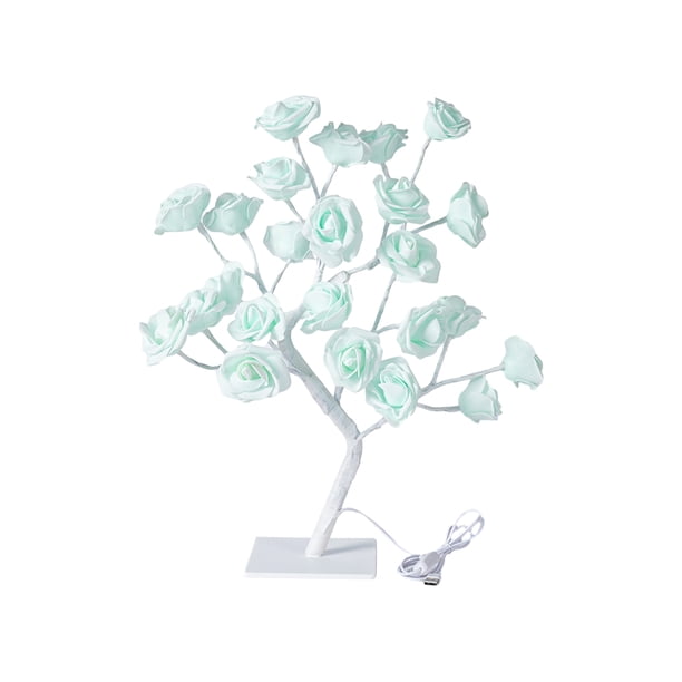 Toystoory Luces de árbol de rosas simuladas: agregue un toque de elegancia a la casa y al jardín libremente y dé forma a cada rama Luces de Type2 NO2