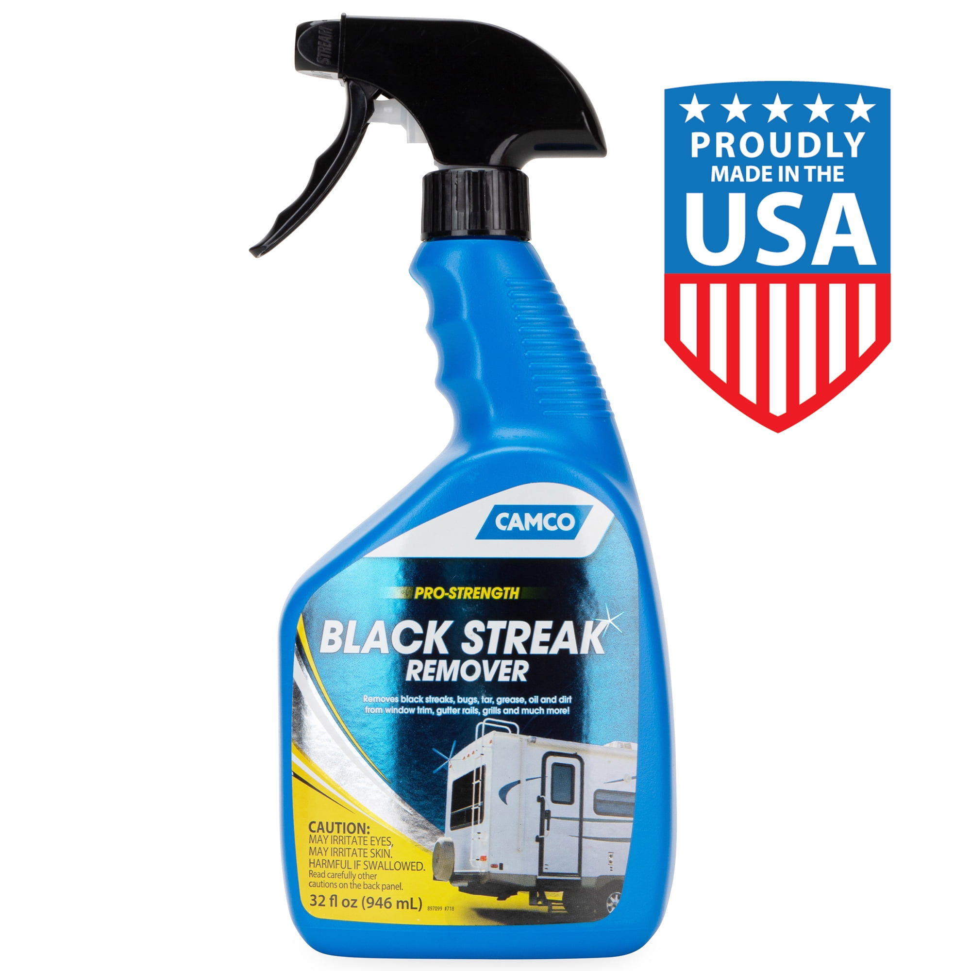 (2 pack) Camco Camper/RV Pro-Strength Black Streak Remover, 32oz (41008)