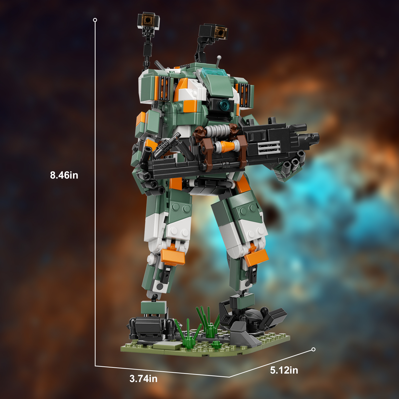Syrinx BT-7274 Vanguard-Class Titan Mech Building Kit