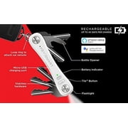 KeySmart Pro with Tile Smart Location Bottle Opener & Built in Flashlight